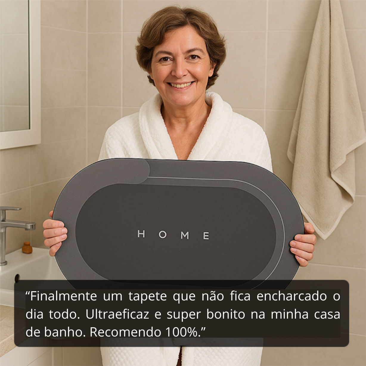 Caluvas - Tapete antiderrapante ultra absorvente