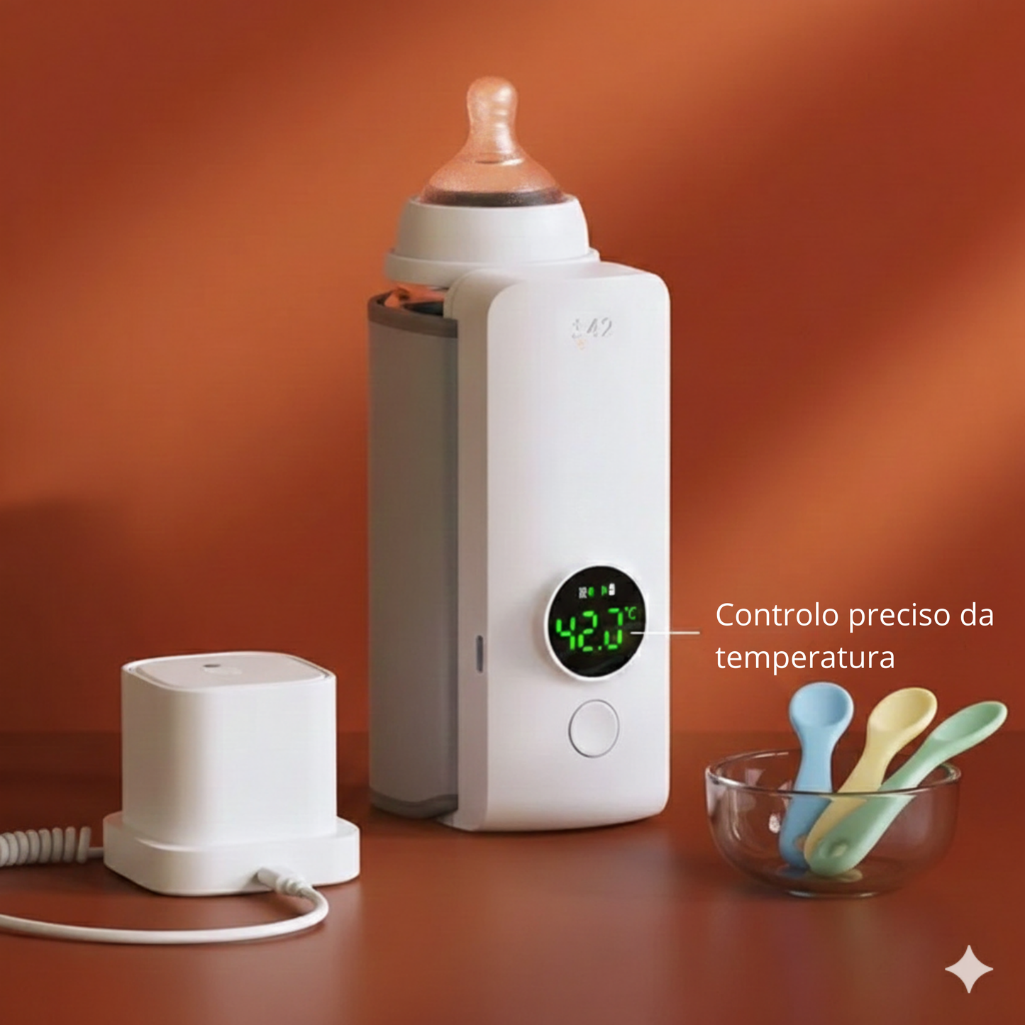 Aquecedores de biberões portáteis